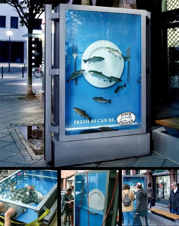 Живий плакат Fisch Franke