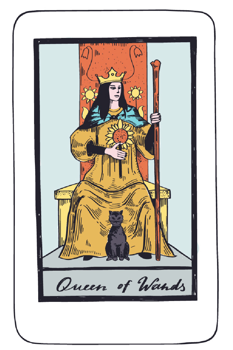 Королева Жезлов (Queen of Wands)
