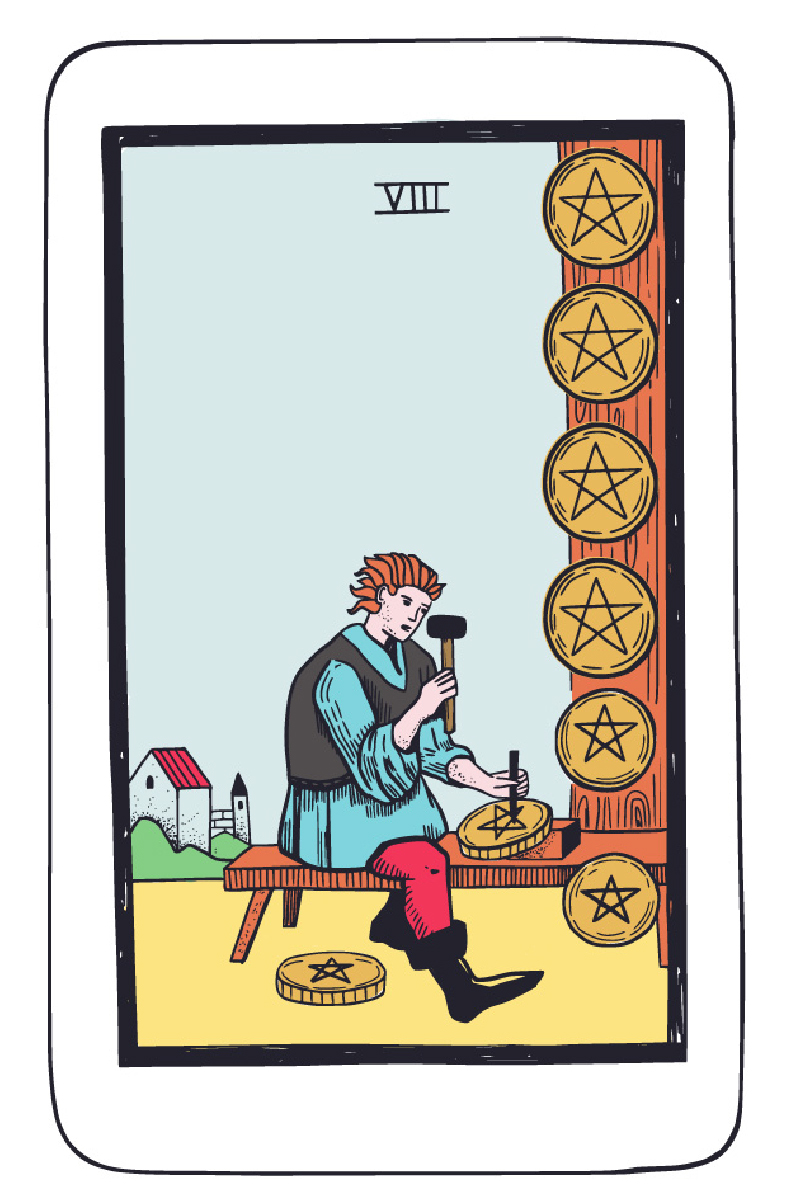 Шестерка Пентаклей (Six of Pentacles)